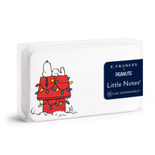 Load image into Gallery viewer, E. Frances X Peanuts® Snoopy Holiday Dog House Little Notes | E. Frances Paper