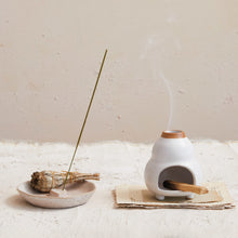 Load image into Gallery viewer, Incense Dish/Holder w/ Embossed Heart | Creative Co-op