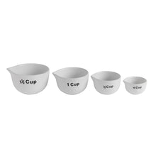 Load image into Gallery viewer, White Stoneware Measuring Cups | Creative Co-op
