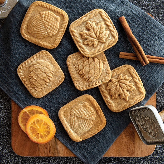 Fall Forest Springerle Cookie Stamps | Nordic Ware