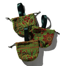 Load image into Gallery viewer, Jacquard Fabric Drawstring Bag | Puebco
