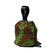 Load image into Gallery viewer, Jacquard Fabric Drawstring Bag | Puebco