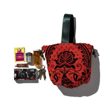 Load image into Gallery viewer, Jacquard Fabric Drawstring Bag | Puebco