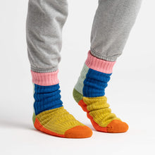 Load image into Gallery viewer, Kaleidoscope Knit House Socks | Verloop