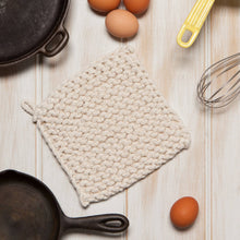 Load image into Gallery viewer, Natural Knit Potholder | Danica Heirloom