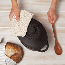 Load image into Gallery viewer, Natural Knit Potholder | Danica Heirloom