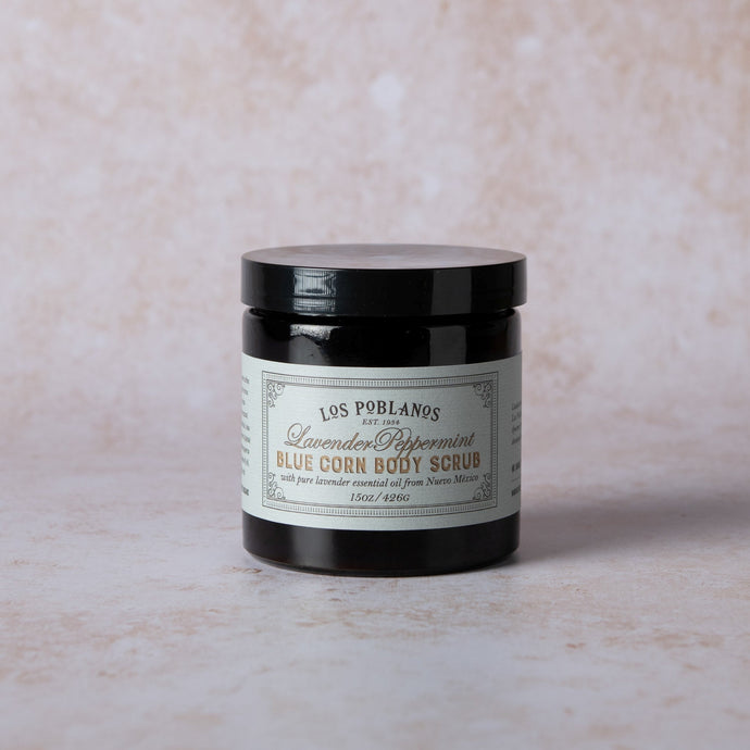 Lavender Peppermint Blue Corn Body Scrub | Los Poblanos