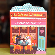 Load image into Gallery viewer, Love Cafe Die Cut Card | The Printed Peanut Homeware &amp; Stationery