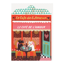 Load image into Gallery viewer, Love Cafe Die Cut Card | The Printed Peanut Homeware &amp; Stationery