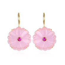 Load image into Gallery viewer, Magnolia Earring-Strawberry | Amelia Rose Jewelry