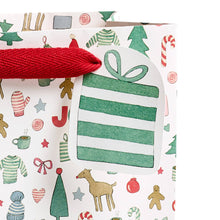 Load image into Gallery viewer, Merry Motif Gift Bag - Medium | E. Frances Paper