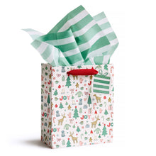 Load image into Gallery viewer, Merry Motif Gift Bag - Medium | E. Frances Paper