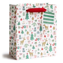 Load image into Gallery viewer, Merry Motif Gift Bag - Medium | E. Frances Paper