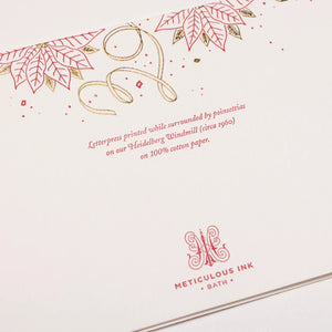 Poinsettia Boxed Set | Meticulous Ink