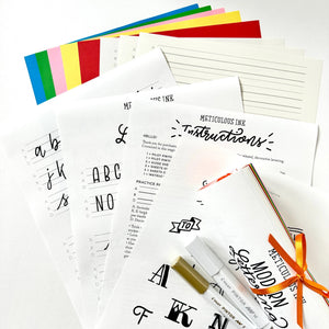 Modern Lettering Kit | Meticulous Ink Ltd.