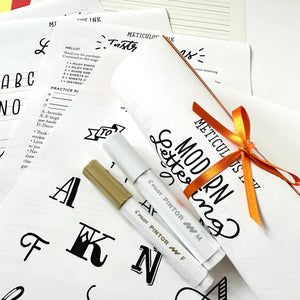 Modern Lettering Kit | Meticulous Ink Ltd.