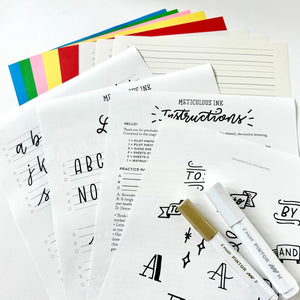 Modern Lettering Kit | Meticulous Ink Ltd.