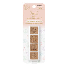 Load image into Gallery viewer, Yuru Log Paintable Stamp Pre-Inked | Midori