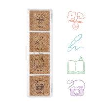 Load image into Gallery viewer, Yuru Log Paintable Stamp Pre-Inked | Midori