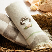 Load image into Gallery viewer, Mushroom Hand-Stitched Tea Towel Set | Olive &amp; Loom