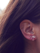 Load image into Gallery viewer, Asymmetric Dandelion Fluff Earrings | Alex Monroe