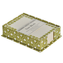 Load image into Gallery viewer, Note Holder in Animalcules Bawden Green | Cambridge Imprint