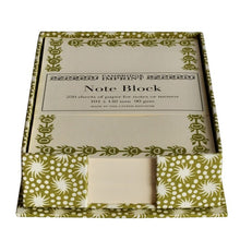 Load image into Gallery viewer, Note Holder in Animalcules Bawden Green | Cambridge Imprint