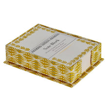 Load image into Gallery viewer, Note Holder in Selvedge Mustard | Cambridge Imprint