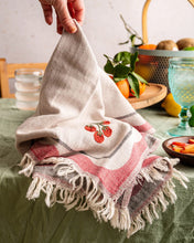Load image into Gallery viewer, Tomato Hand-Stitched Towel Set | Olive &amp; Loom