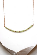 Load image into Gallery viewer, Peridot Bar Necklace | Mickey Lynn