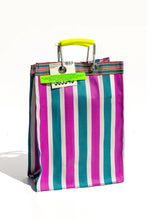 Load image into Gallery viewer, Recycled Plastic Stripe Bag - Rectangle D15 | Puebco