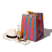 Load image into Gallery viewer, Recycled Plastic Stripe Bag - Rectangle D30 | Puebco
