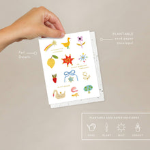 Load image into Gallery viewer, Random Thoughts Love + Friendship Card | Seedlings