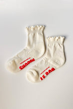 Load image into Gallery viewer, Ruffled Hugger Crew Socks | Le Bon Shoppe