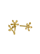 Load image into Gallery viewer, Asymmetric Growing Flower Stud Earrings | Alex Monroe