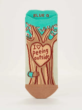 Load image into Gallery viewer, Sneaker Socks | Blue Q