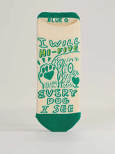 Load image into Gallery viewer, Sneaker Socks | Blue Q