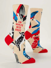 Load image into Gallery viewer, Women&#39;s Crew Sock | Blue Q