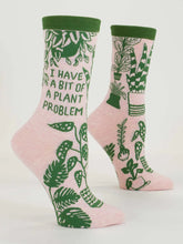 Load image into Gallery viewer, Women&#39;s Crew Sock | Blue Q