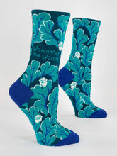 Load image into Gallery viewer, Women&#39;s Crew Sock | Blue Q