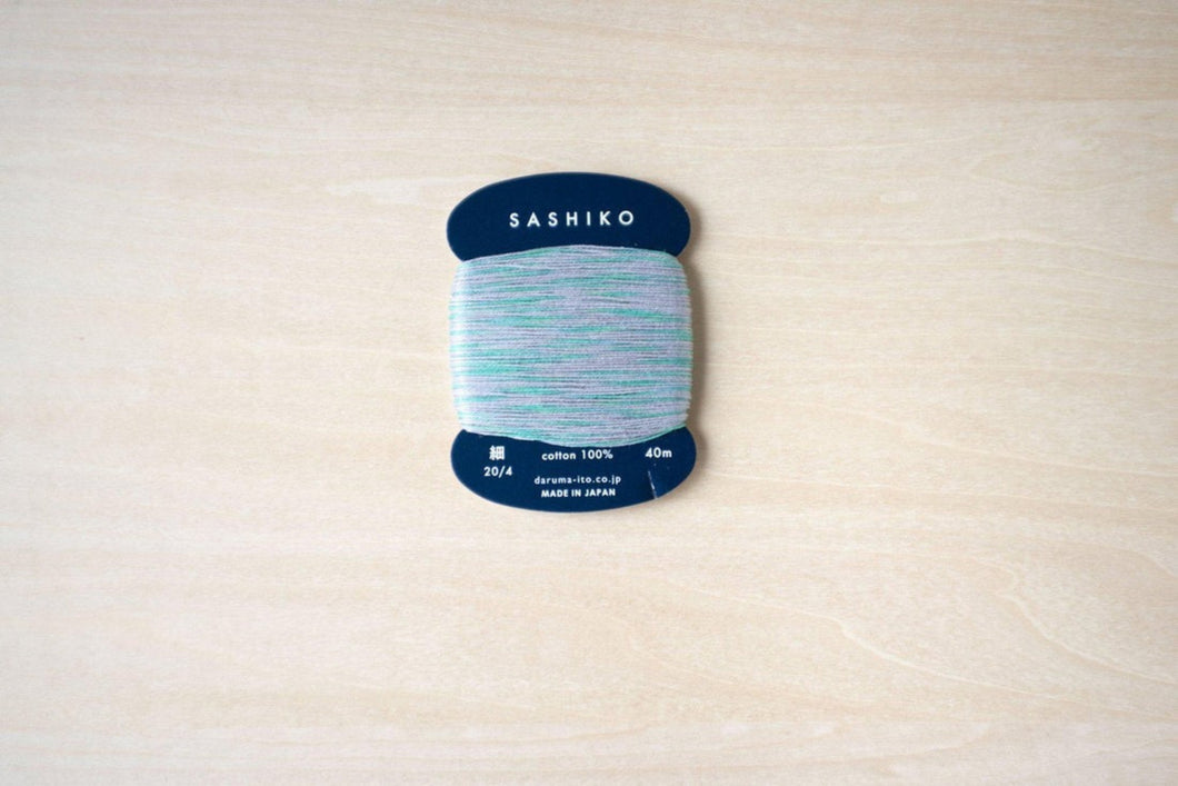 Sashiko Thread Card Multi-Color Kasuri | Daruma