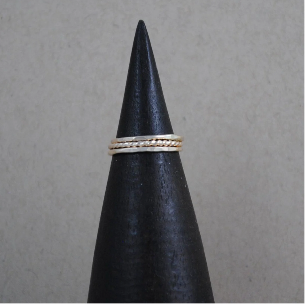 Twisted Stacking Ring Set | Cameron Kruse