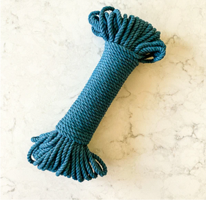 Recycled Twined Cotton Rope 5mm | Flax & Twine