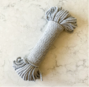 Recycled Twined Cotton Rope 5mm | Flax & Twine