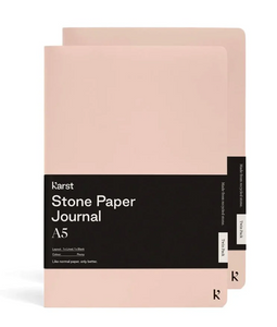 A5 Softcover Daily Journal Twin Pack | Karst Stone Paper