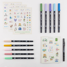 Load image into Gallery viewer, Self-Care Journaling Kit | Tombow