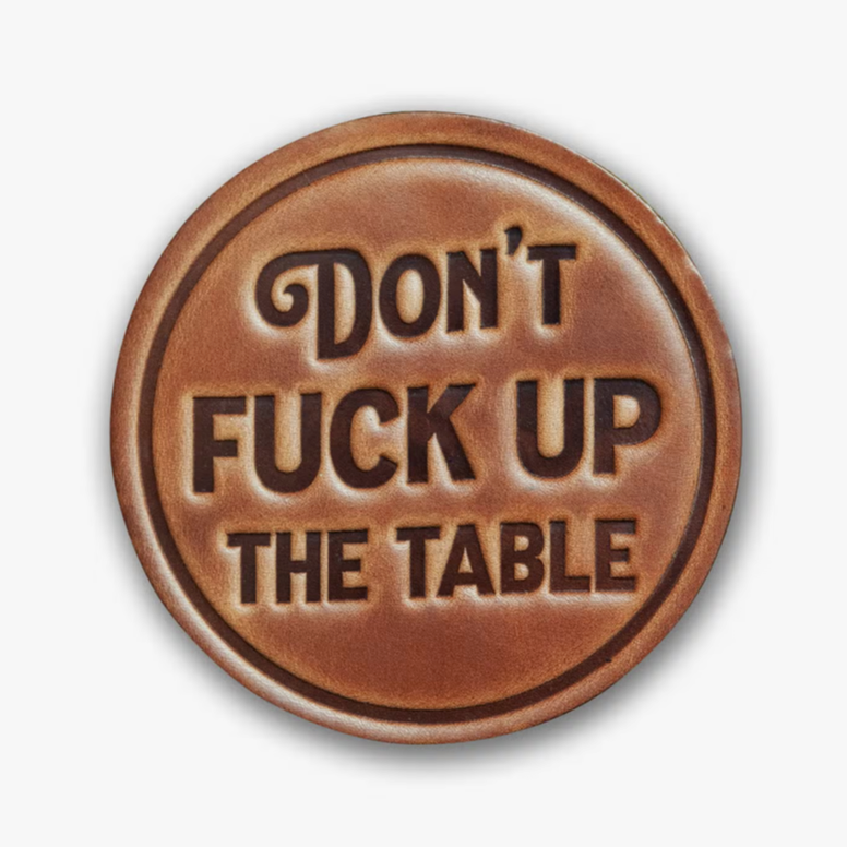 Leather Coasters | Sugarhouse Leather