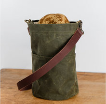 Load image into Gallery viewer, Waxed Canvas Bucket Bag | Twig &amp; Horn