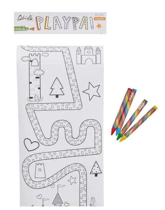 Playpa Paper Coloring Activity | Olli Ella