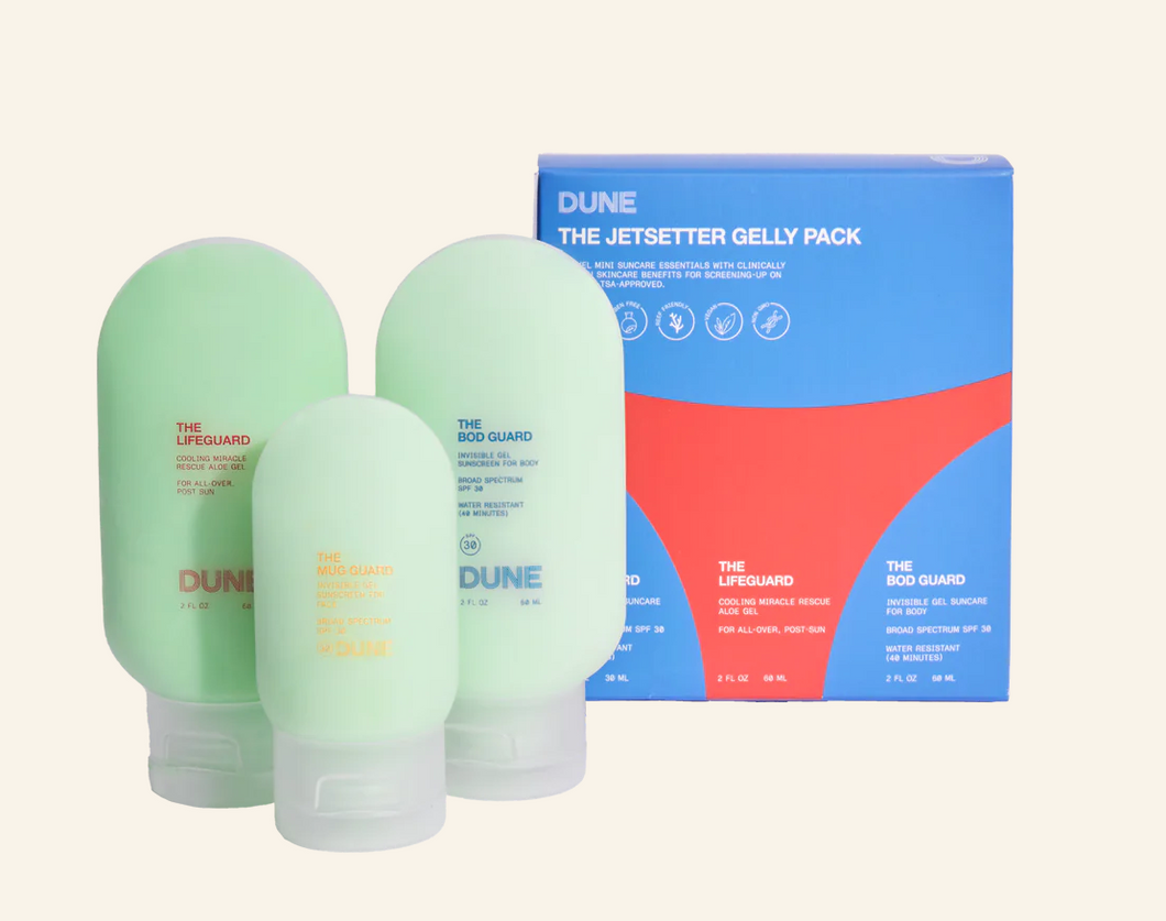 The Jetsetter Gelly Pack | Dune Suncare